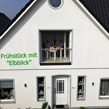 아파트 Elbblick Im Haus Luehegarten
